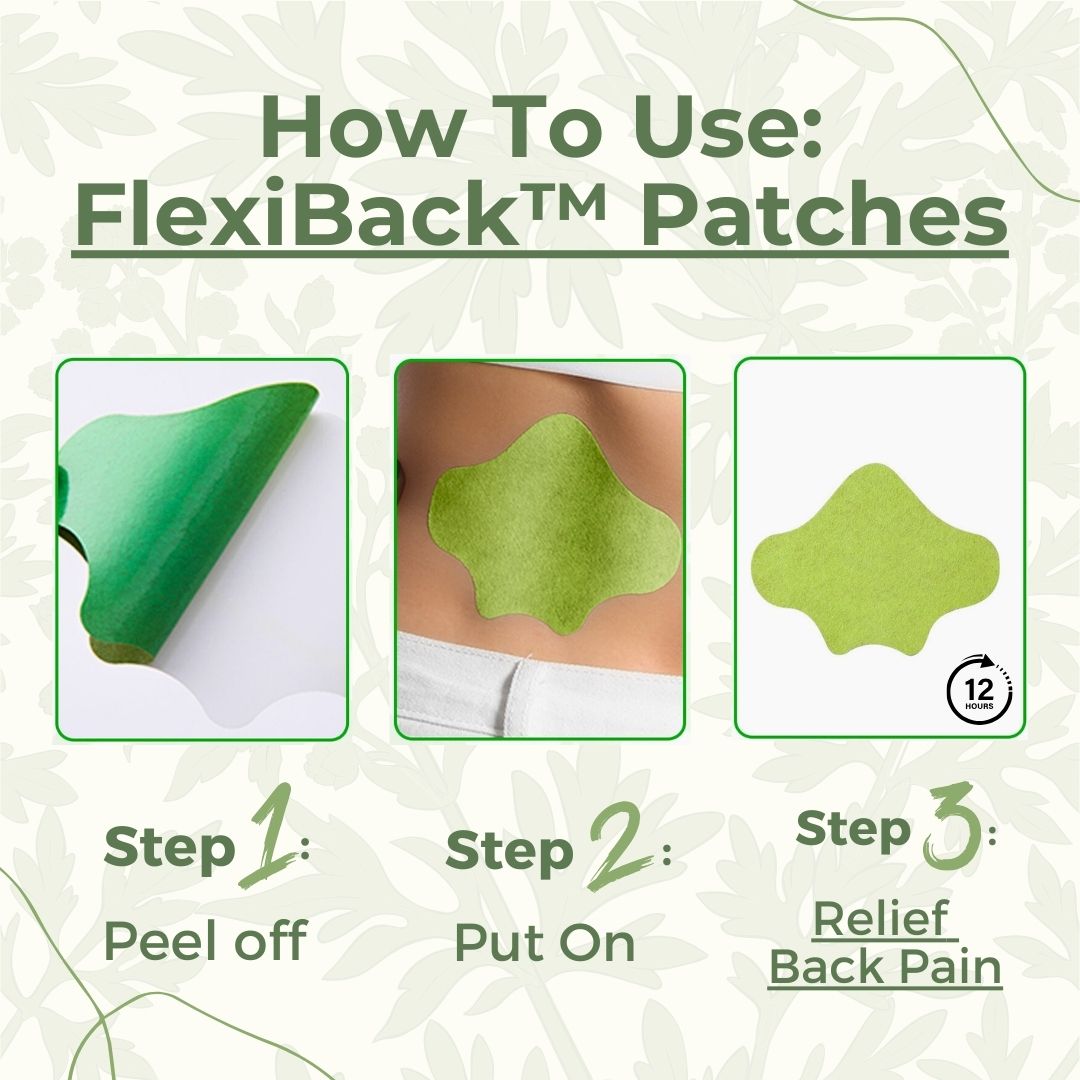 Backache Patch FlexiBack™️ - Natural Back Pain Patches – FlexiHealth